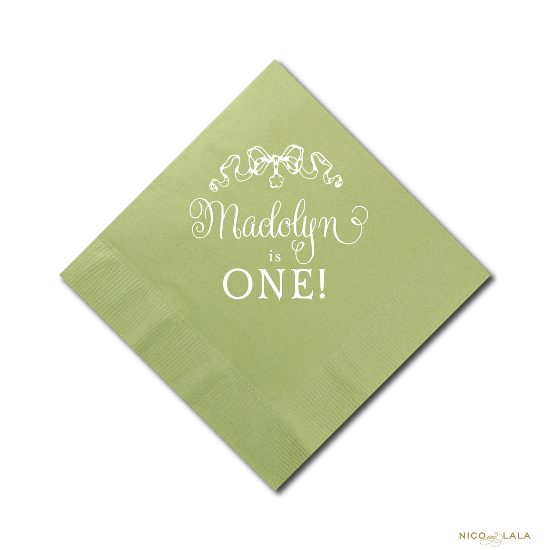 Girl Peter Rabbit Birthday Napkins