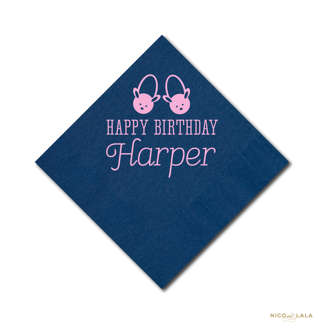 Pancakes and Pajamas Birthday Napkins