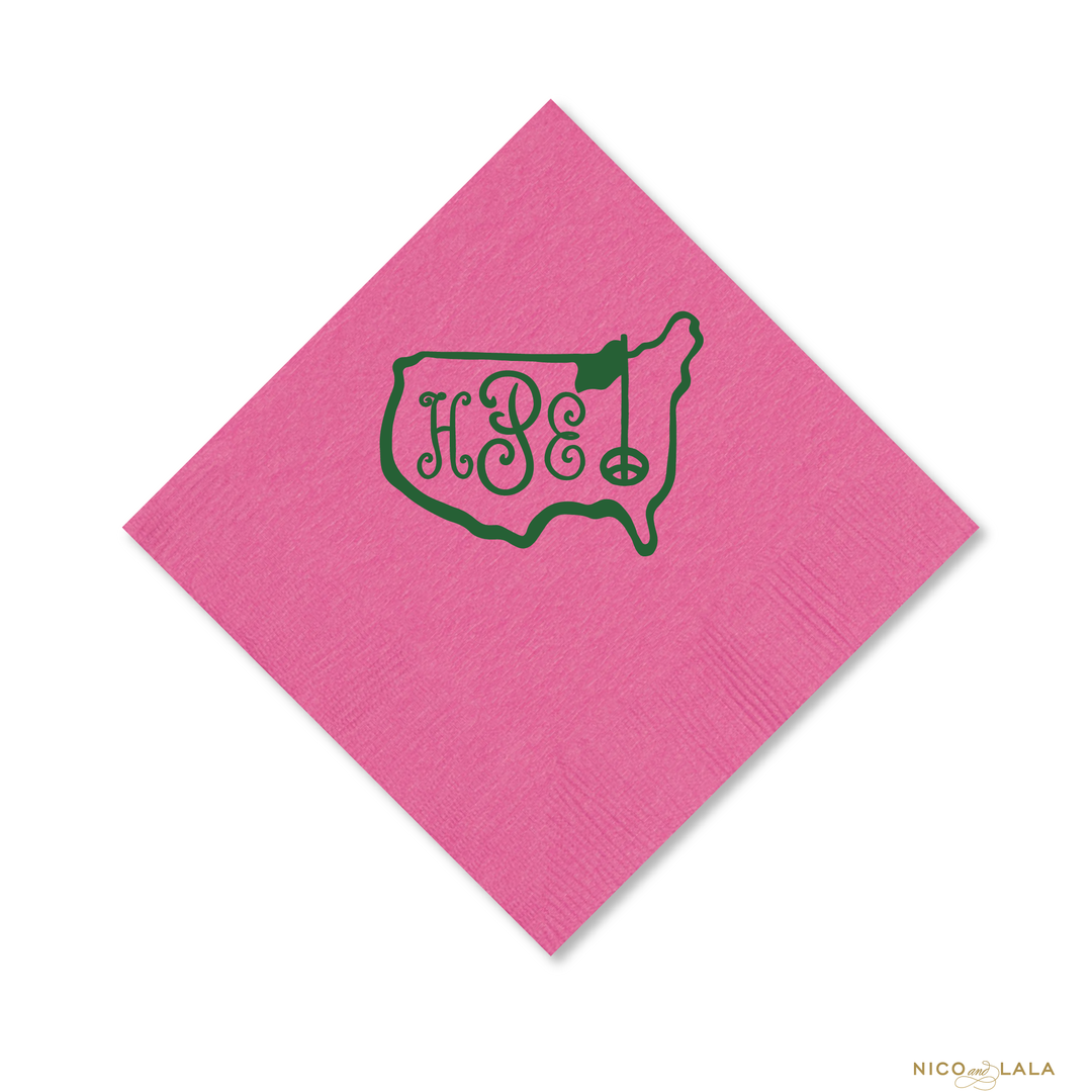 Masters Birthday Napkins, Pink
