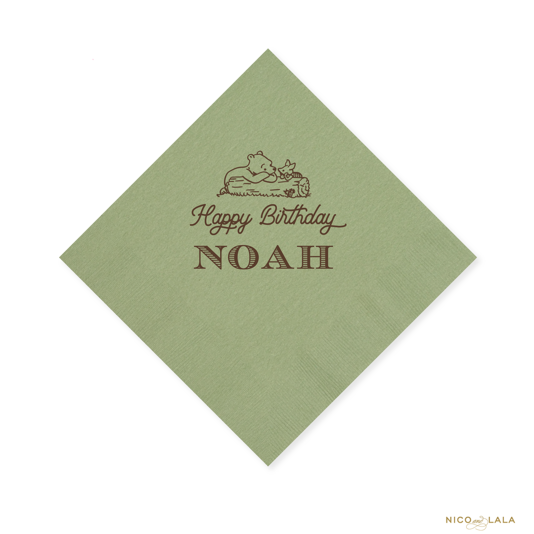 Winnie The Pooh Birthday Napkins