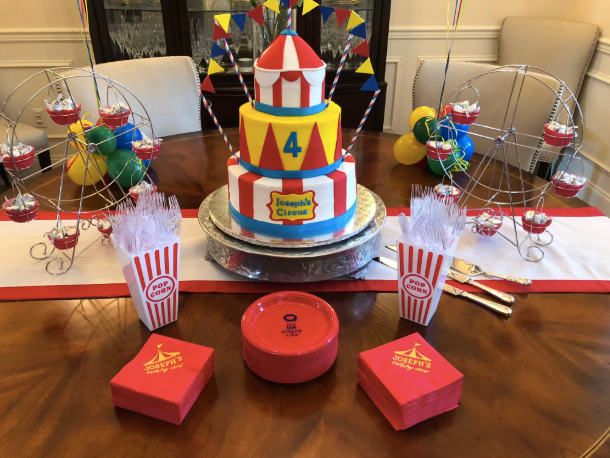 Circus Themed Fourth Birthday