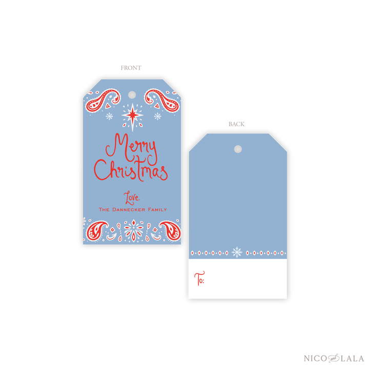 Bandana Gift Tags