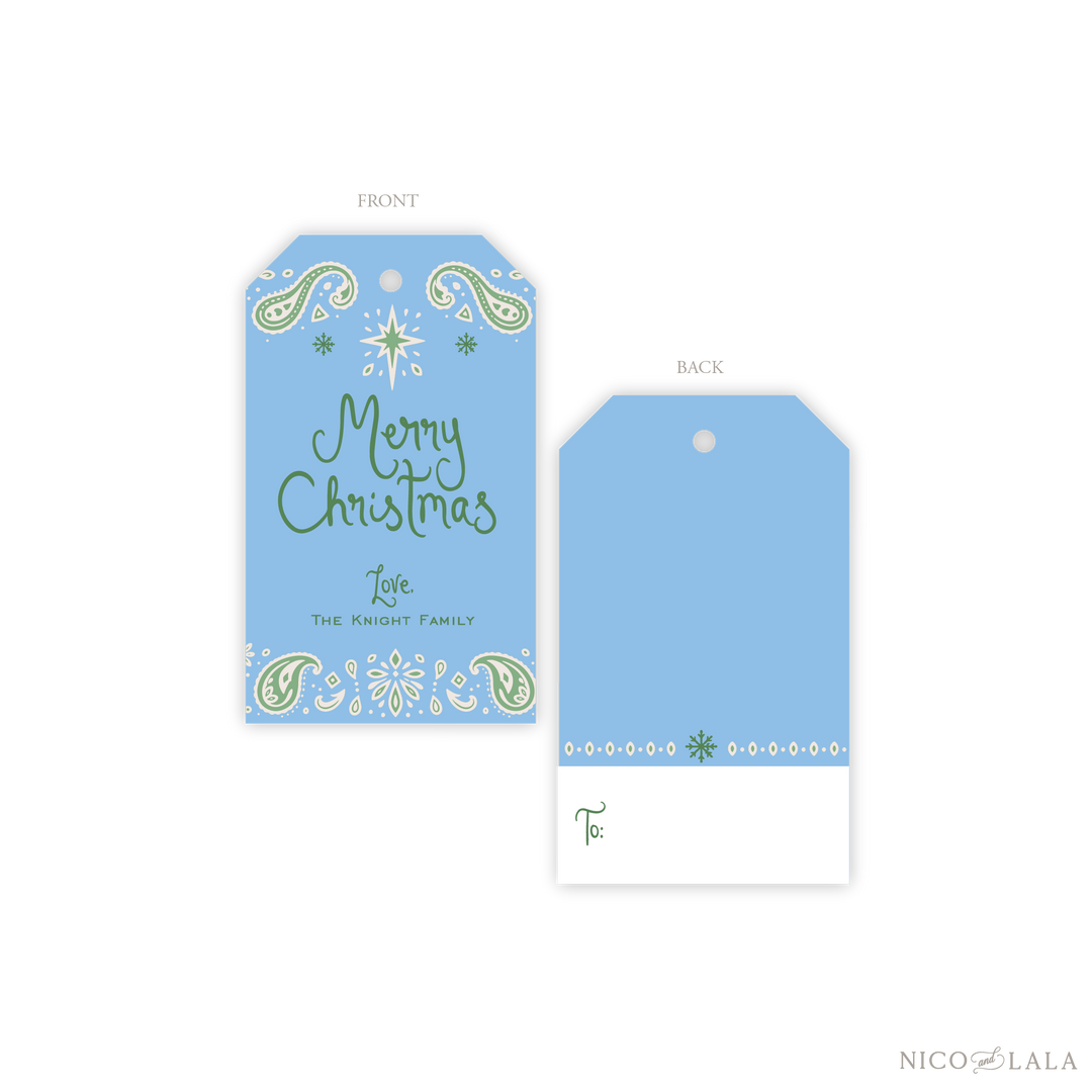 Bandana Gift Tags