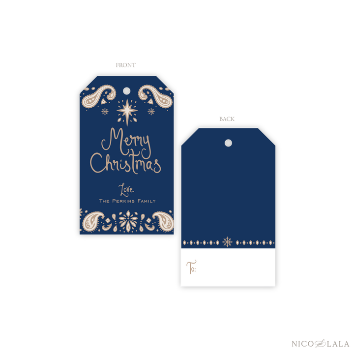 Bandana Gift Tags
