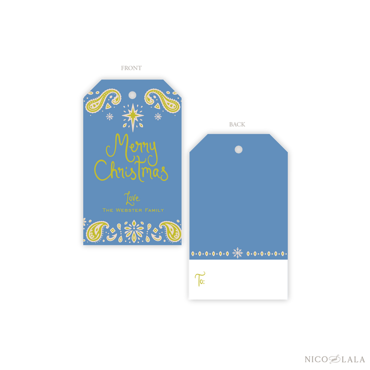 Bandana Gift Tags