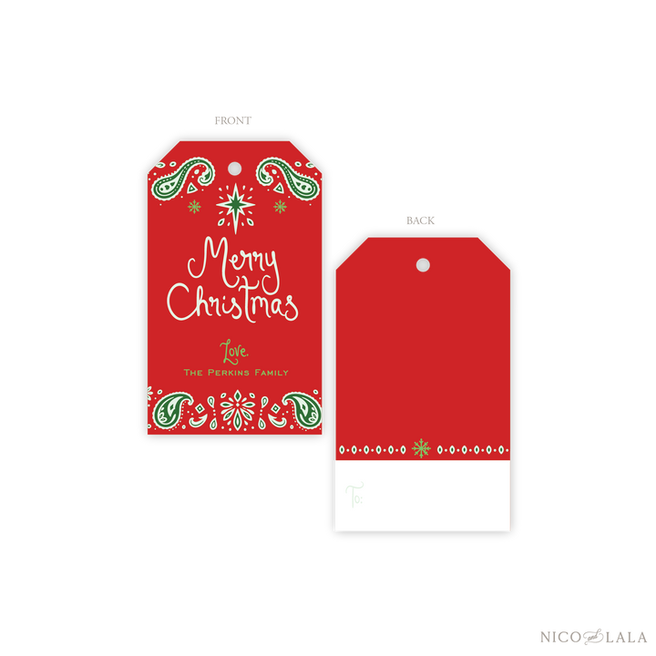 Bandana Gift Tags