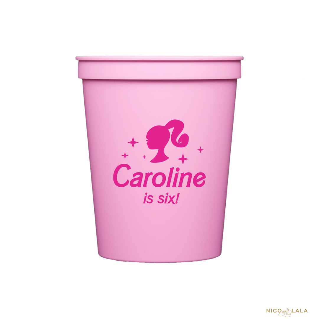 Barbie Birthday Cups