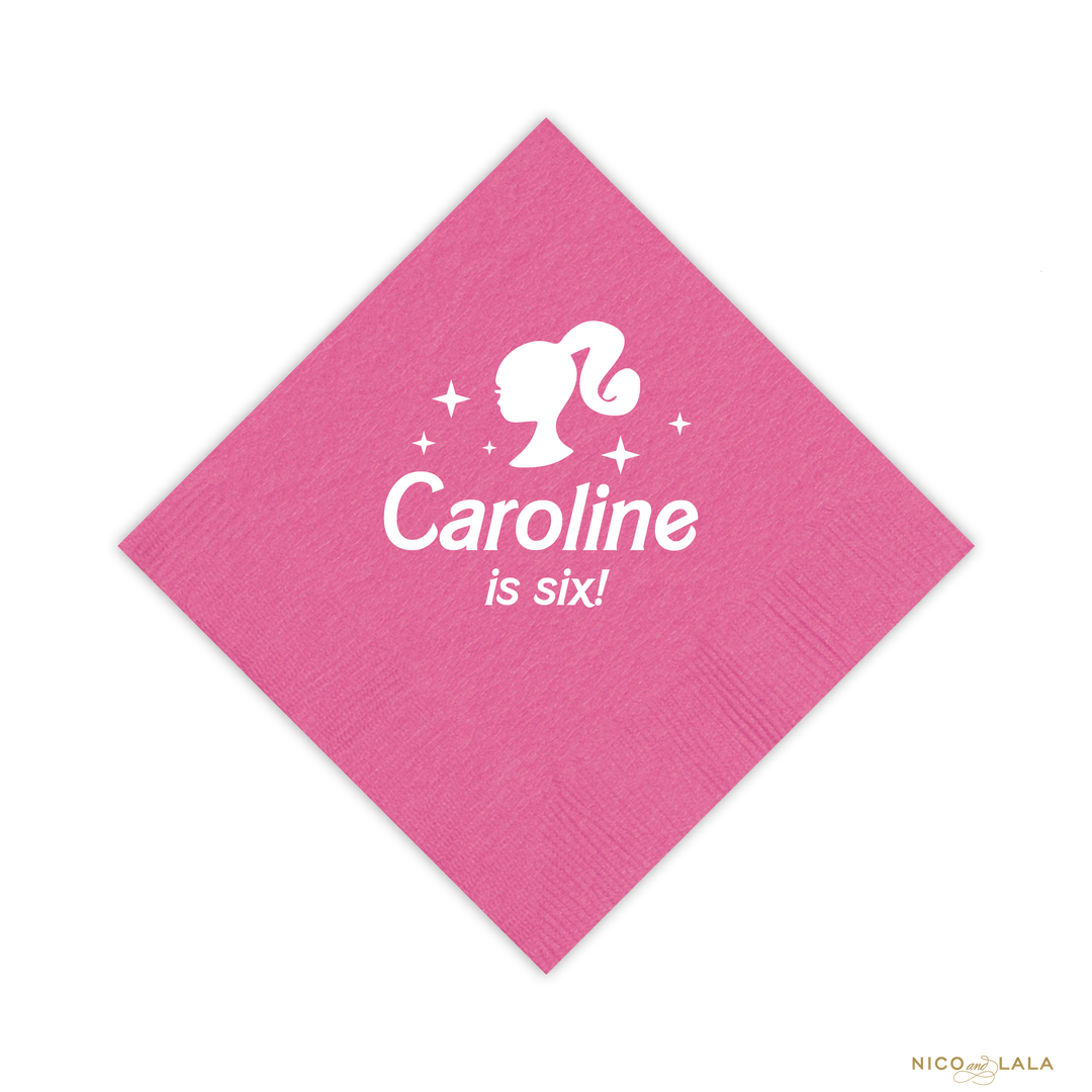 Barbie Birthday Napkins