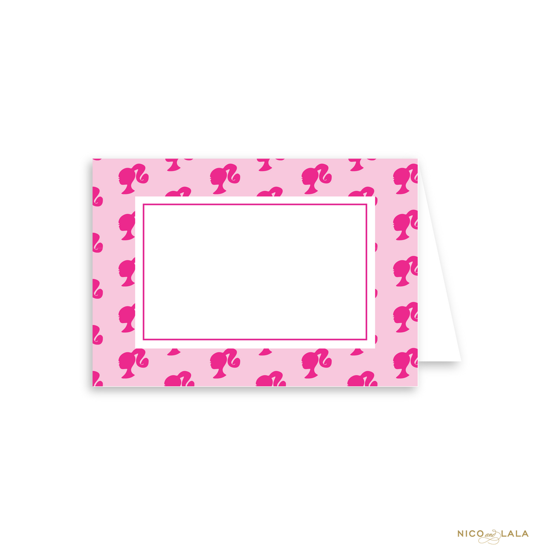 Barbie Birthday Food Cards
