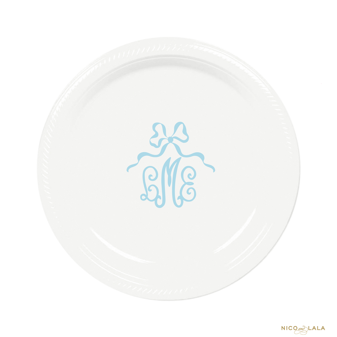 Boots and Bows Birthday Plates