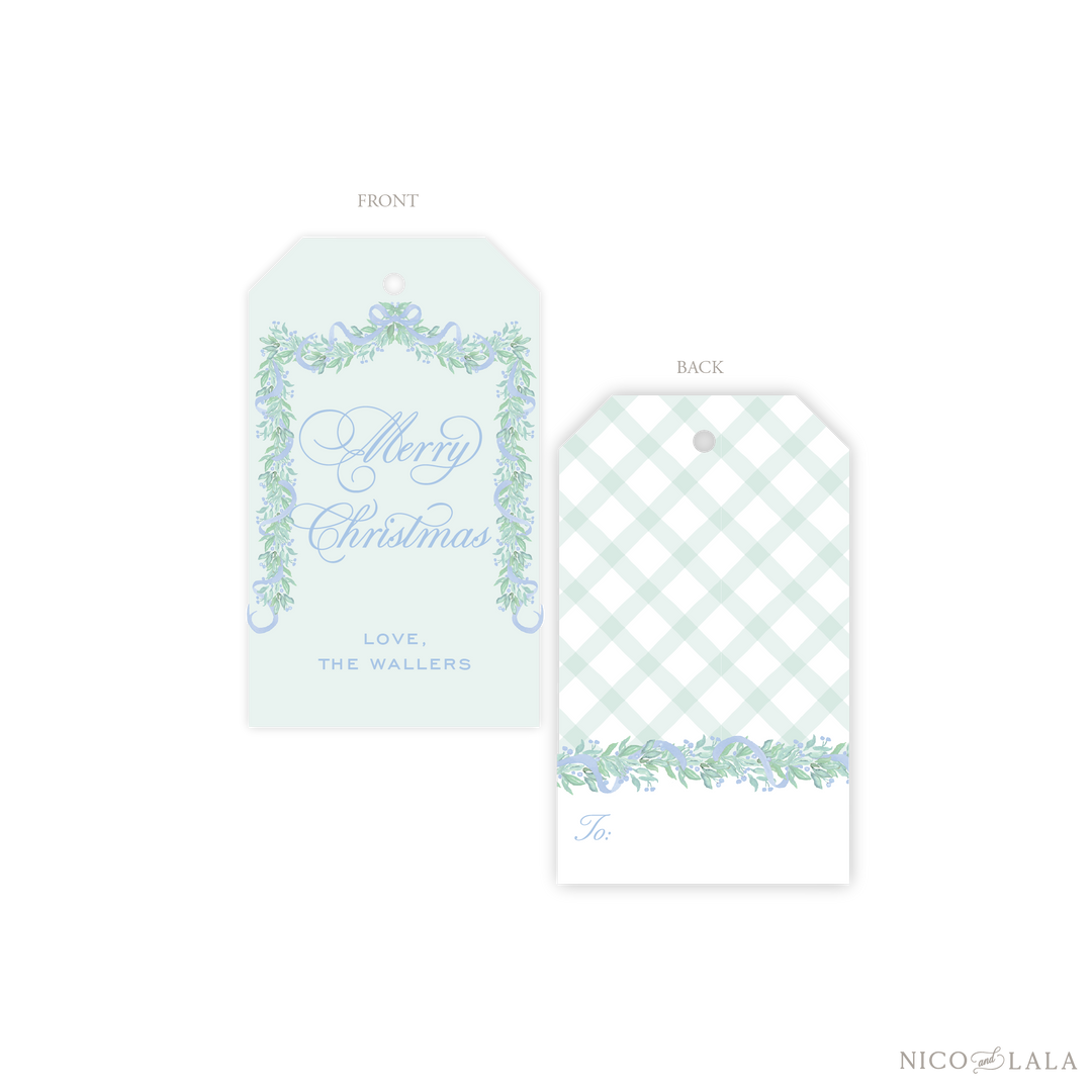 Bow Garland Gift Tags