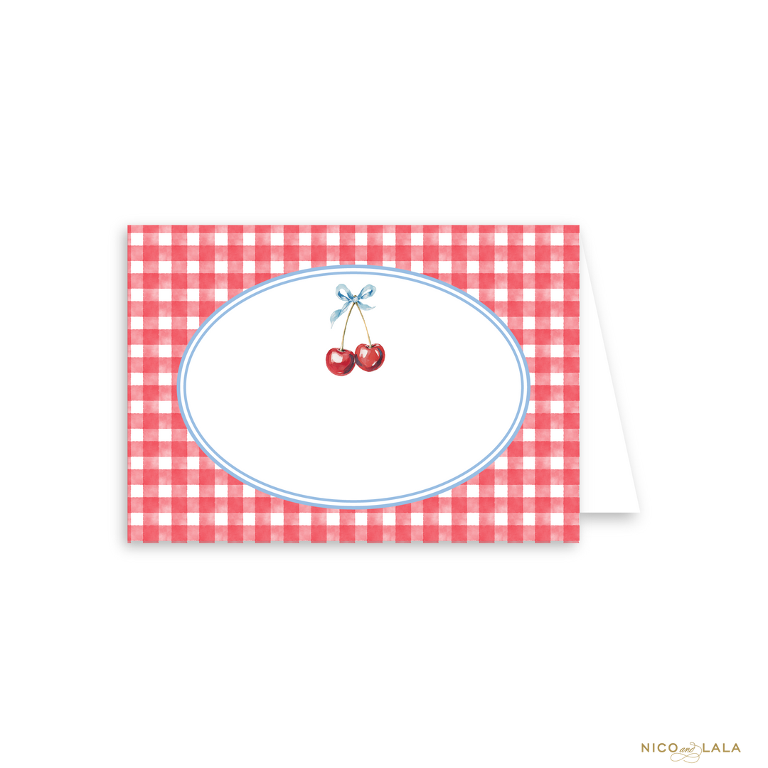 Cherry on Top Birthday Food Cards