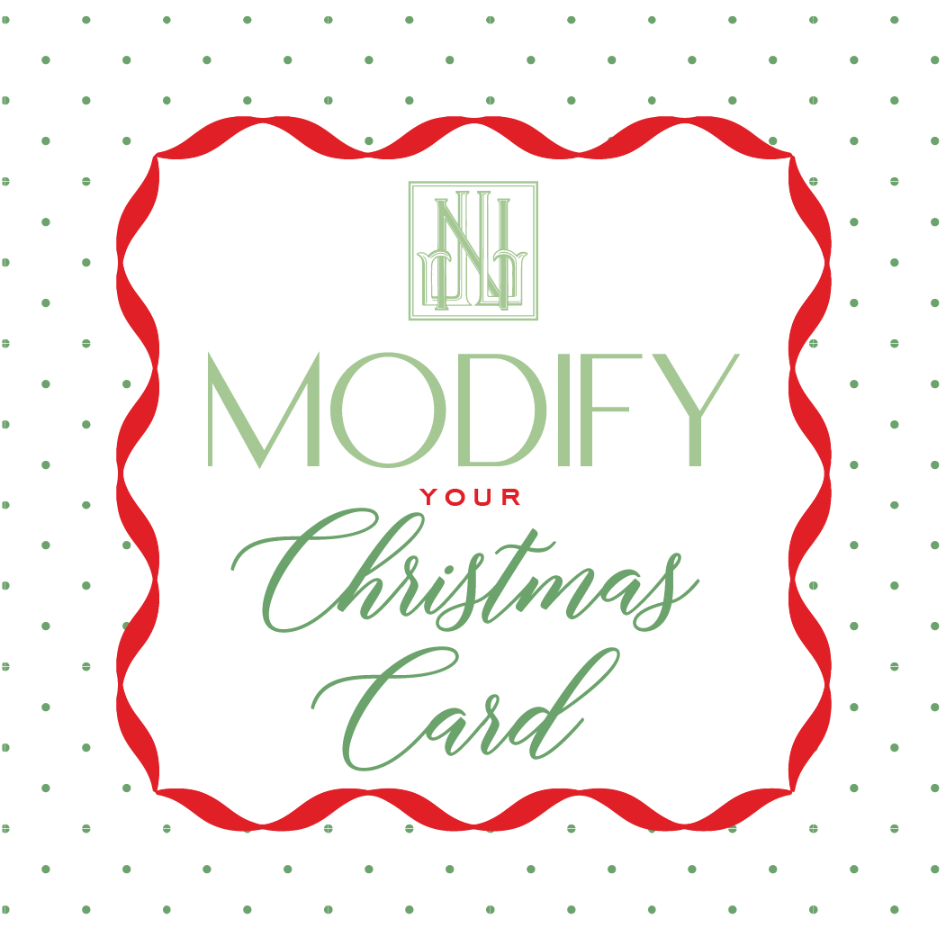 Modification to Christmas Card