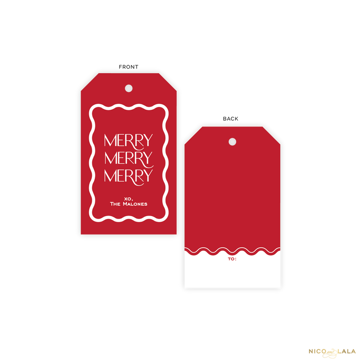 Merry Merry Merry Gift Tags