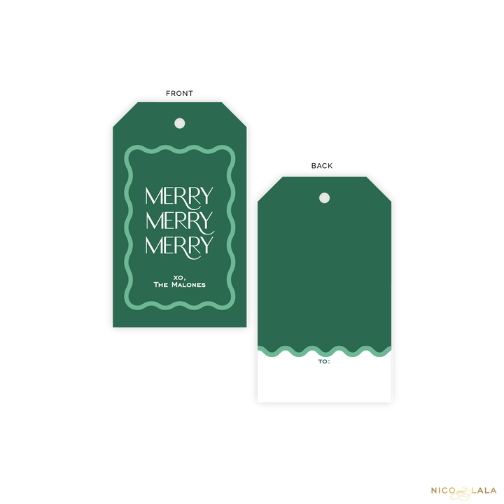 Merry Merry Merry Gift Tags