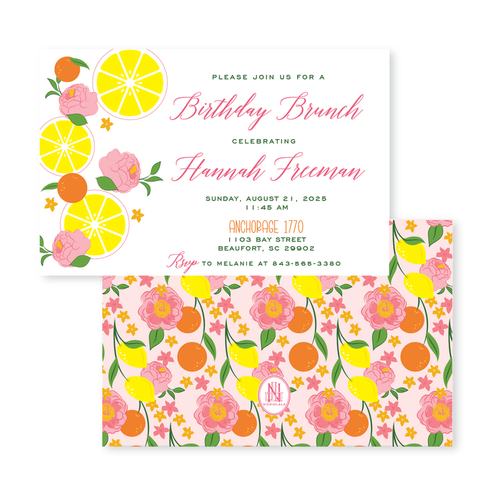 Citrus Invitations