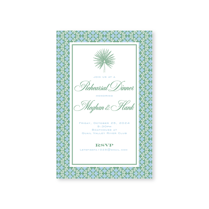 Coastal Tiles Invitations