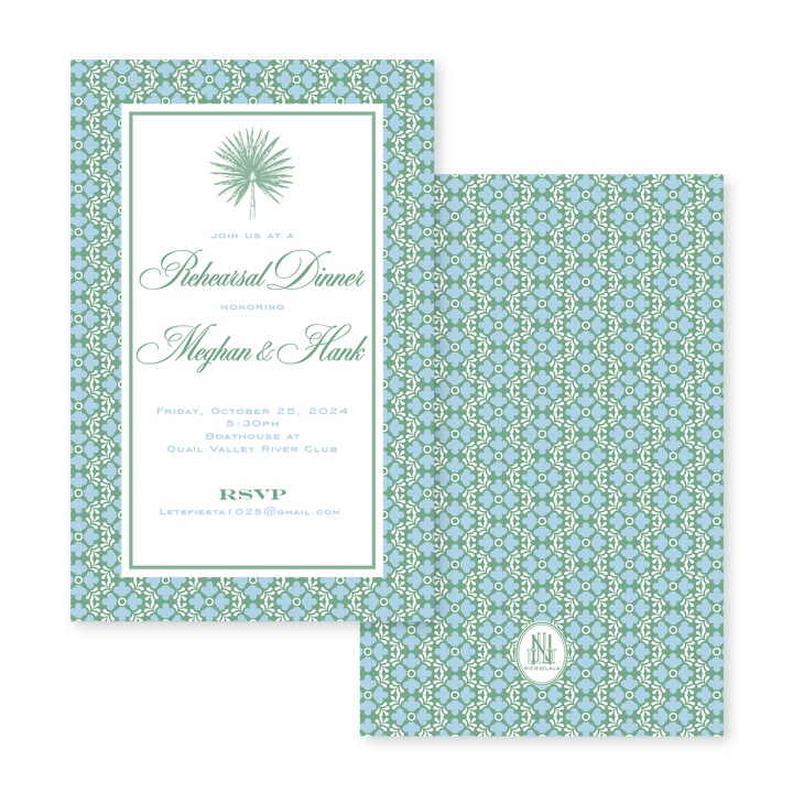 Coastal Tiles Invitations
