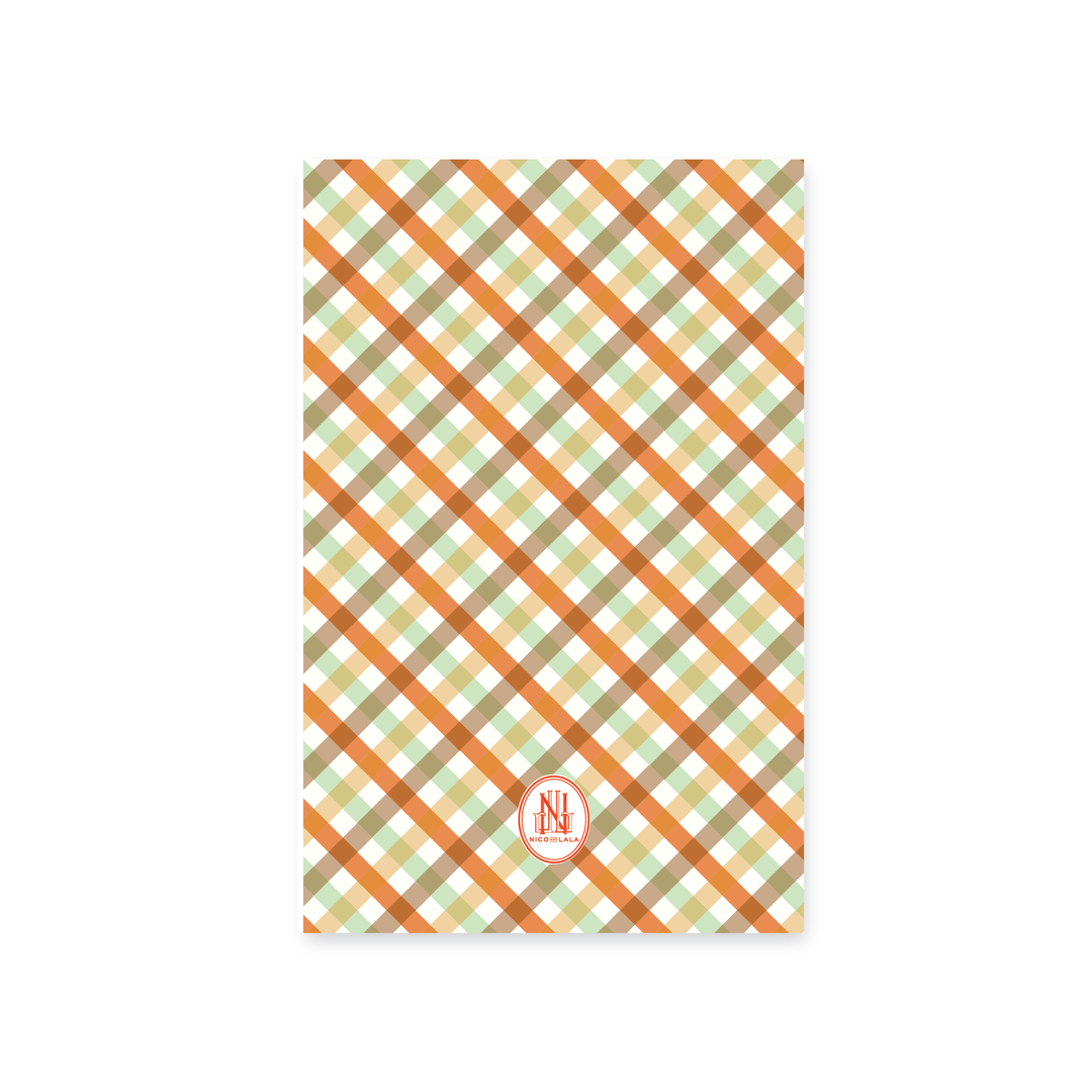 Fall Gingham Invitations