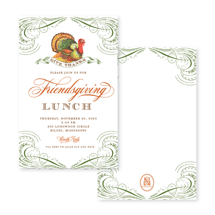 Give Thanks Invitations