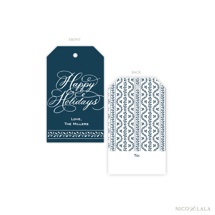 Grandmillenial Holly Gift Tags
