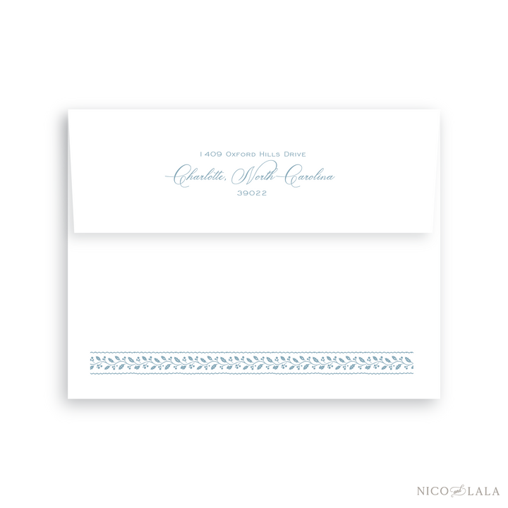 Grandmillenial Holly Christmas Card Return Address Printing