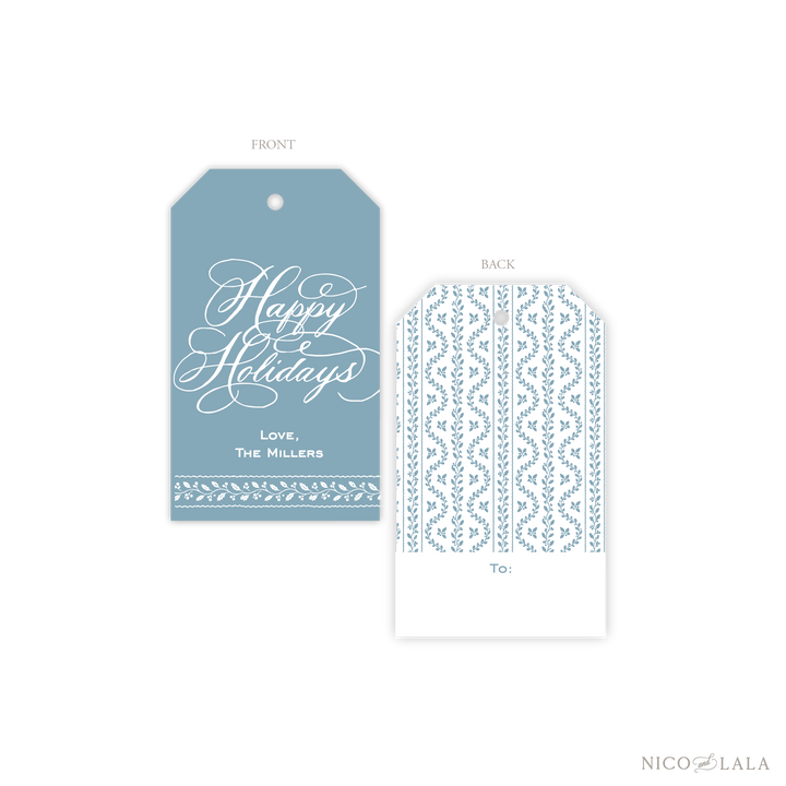 Grandmillenial Holly Gift Tags