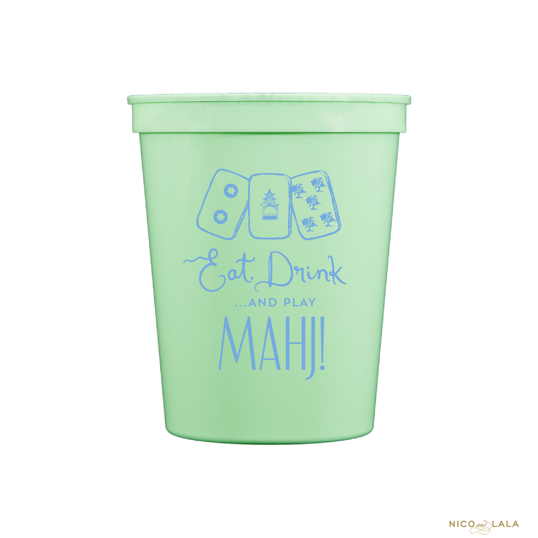 Pastel Mahjong Cups