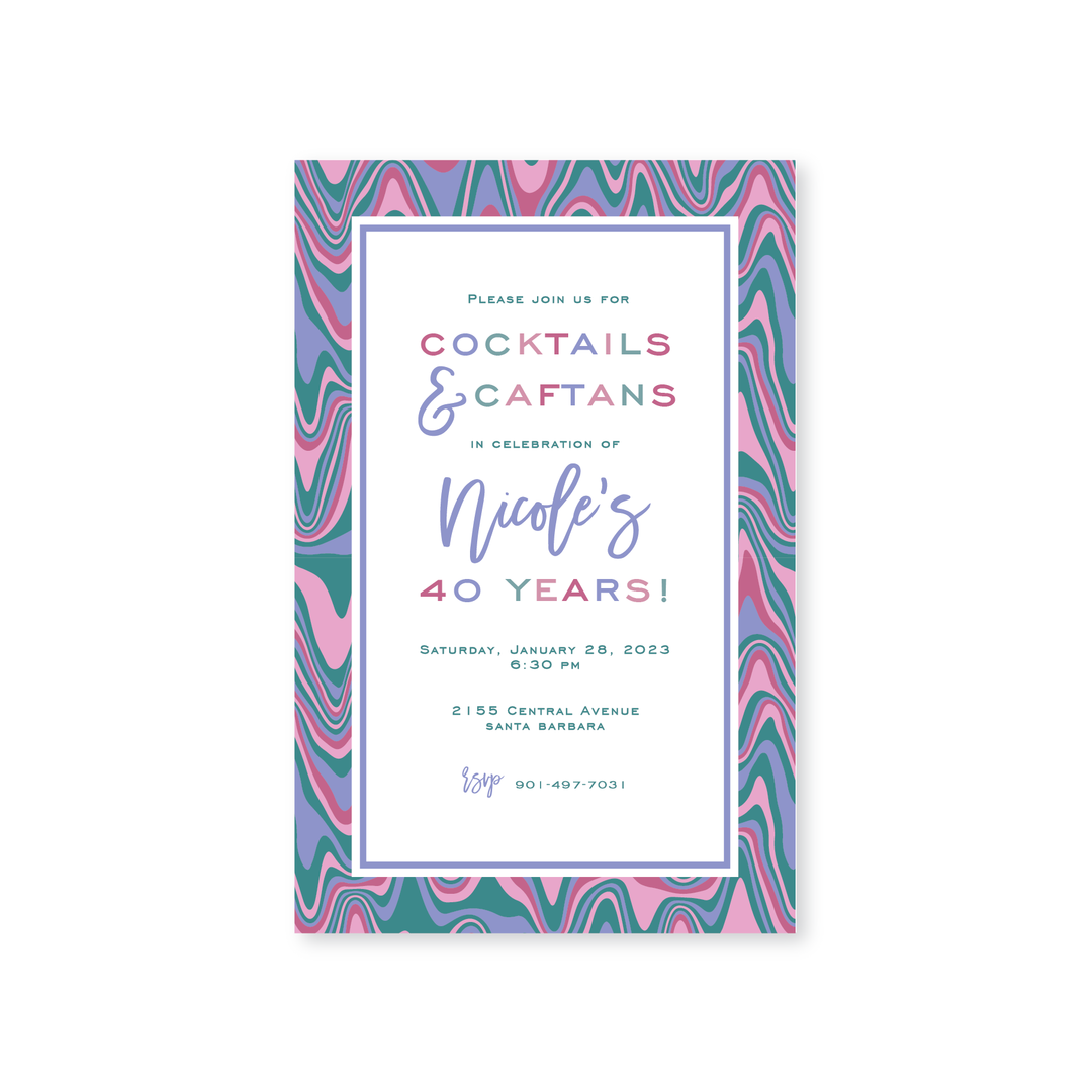 Marbled Invitations