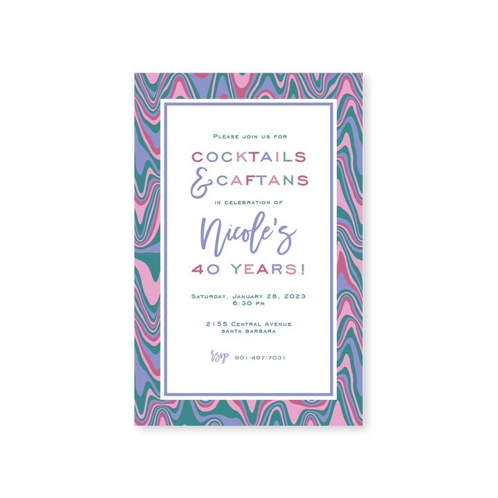 Marbled Invitations