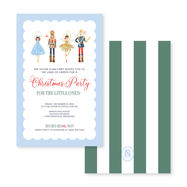 Nutcracker Invitations