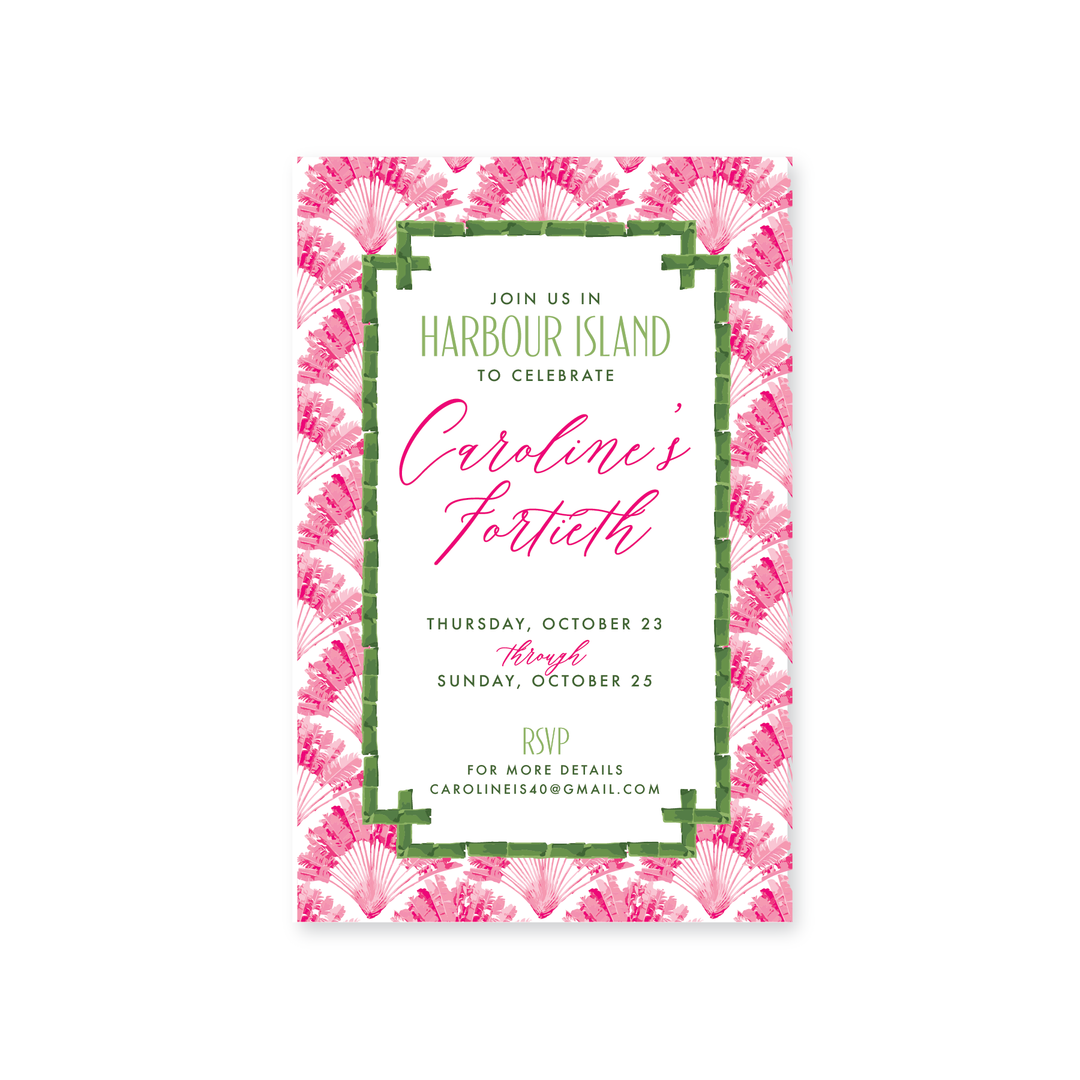 Palm Print Invitations