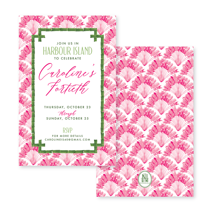 Palm Print Invitations