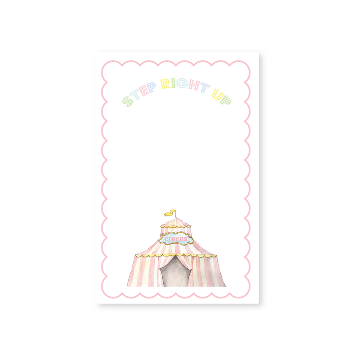 Pastel Circus Birthday Invitations