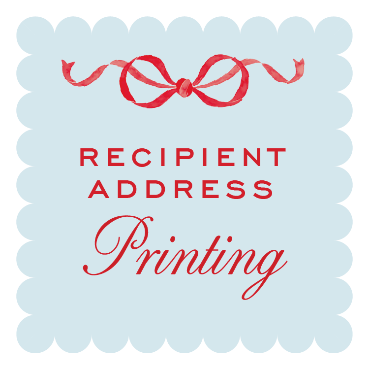 Recipient Address Printing