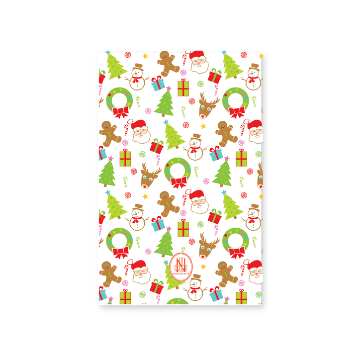 Santa Toile Invitations