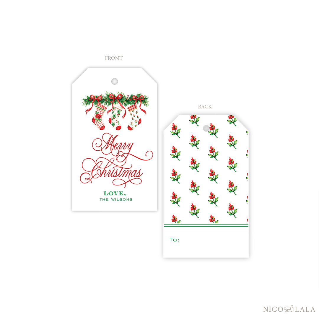Stockings Gift Tags