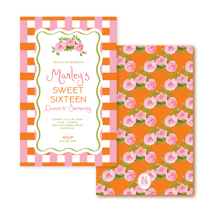 Sunset Spritz Invitations