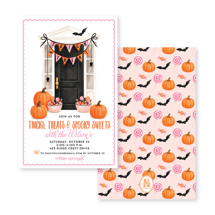 Trick or Treat Invitations