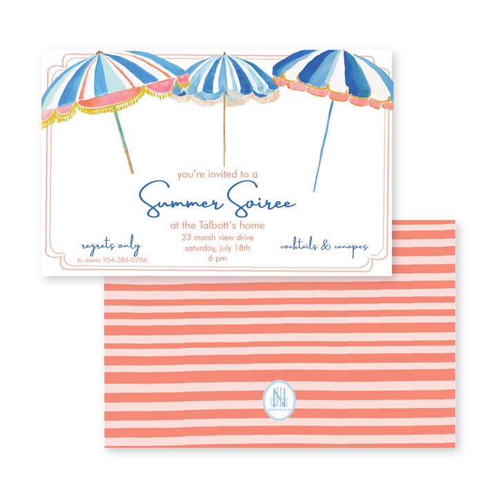 Umbrellas Invitations