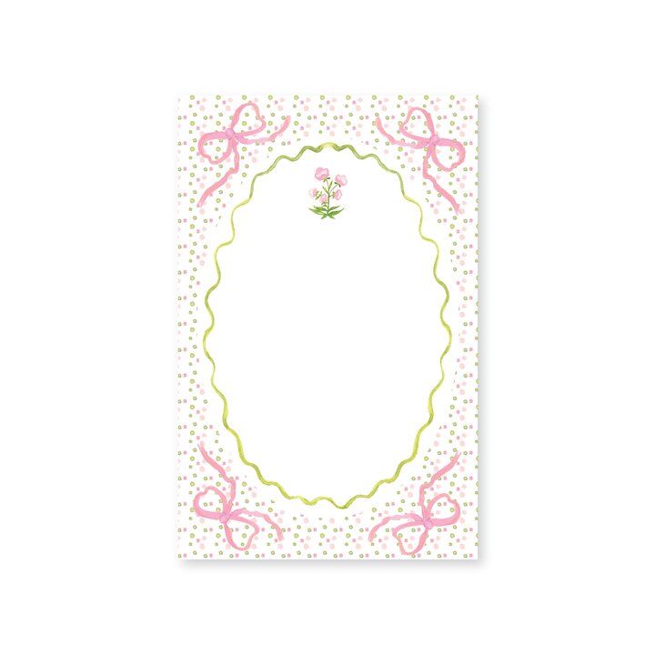 Watercolor Bow Invitations, Pink