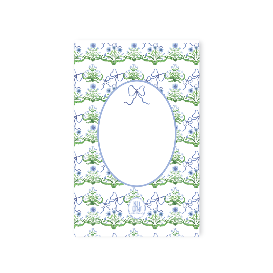 Watercolor Bow Invitations, Blue