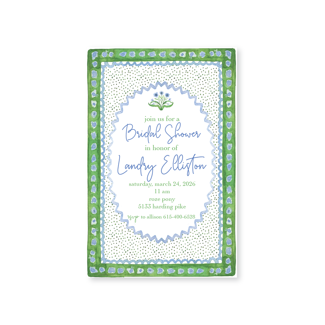 Watercolor Garden Invitations