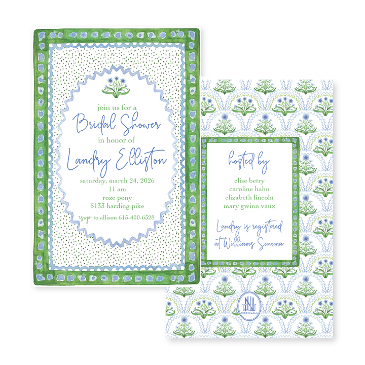 Watercolor Garden Invitations