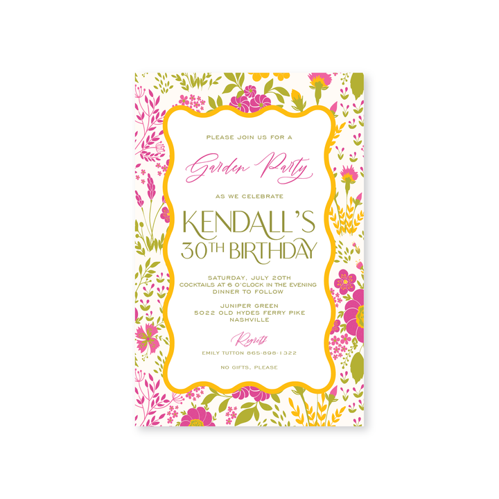Wildflower Invitations