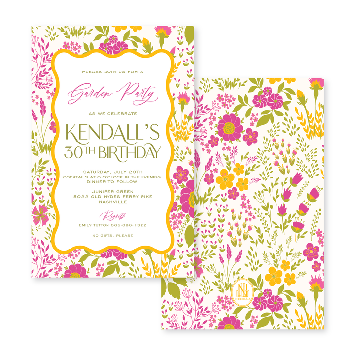 Wildflower Invitations