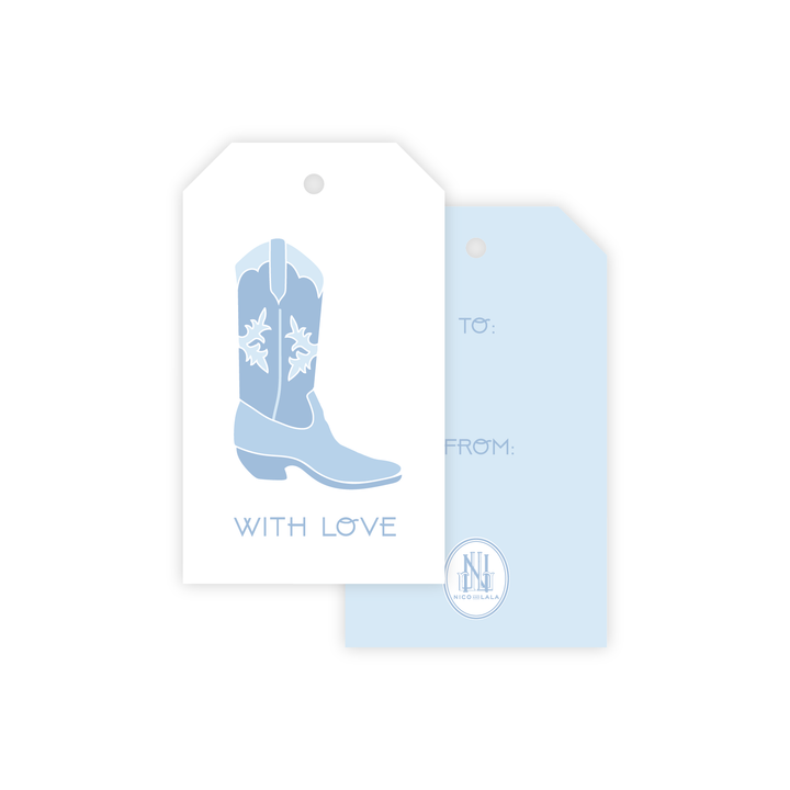 With Love Boots Gift Tags