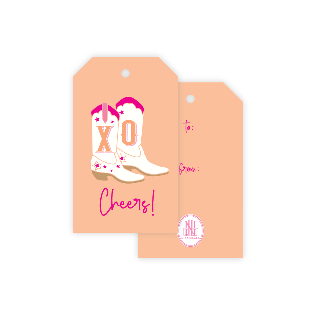 XO Boots Gift Tags