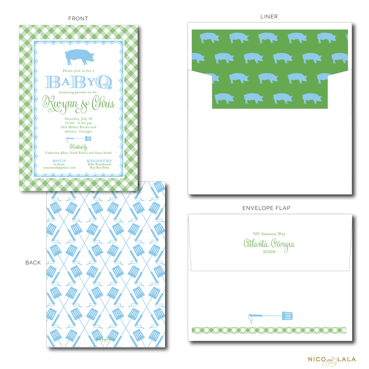 BABY Q BABY SHOWER INVITATIONS