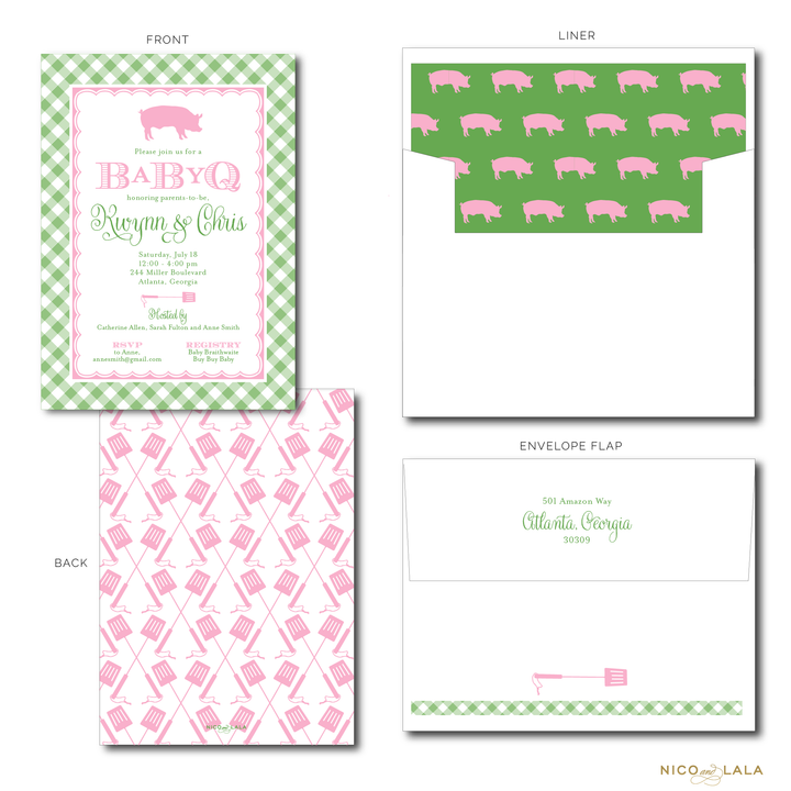 BABY Q BABY SHOWER INVITATIONS